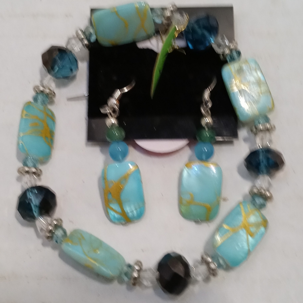 Bracelet with earrings